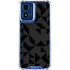 Black Geometric Moto G 5G (2024) Clear Case